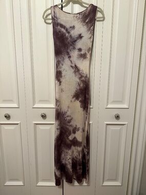 DISSH Tie Dye Dress Mauve and Cream
